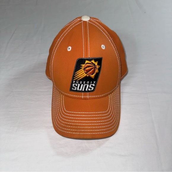 adidas Other - Adidas Phoenix Suns NBA‎ Hat Orange White Contrast Stitch Climalite Cap S/M